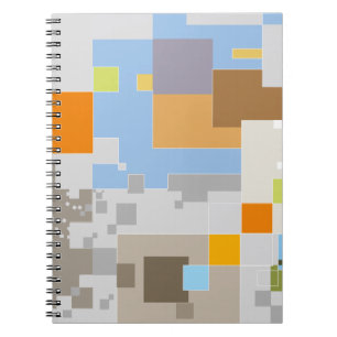 Abstrakte Mustererstellung Notizblock