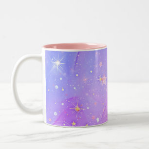 abstrakte Mustergalaxie Zwei-Tone-Kaffeemaschine T Zweifarbige Tasse