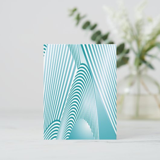 Abstrakte Mustergestaltung 4 Postkarte (Stehend Vorderseite)