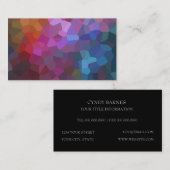 Abstrakte Musterkarte Visitenkarte (Vorne/Hinten)