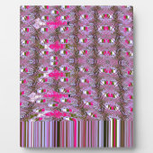 Abstrakte Musterkunst drucken, dicht und komplizie Fotoplatte (Vorderseite)