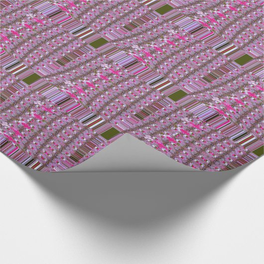 Abstrakte Musterkunst drucken, dicht und komplizie Geschenkpapier (Ecke)