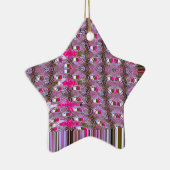 Abstrakte Musterkunst drucken, dicht und komplizie Keramik Ornament (Rechts)