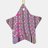 Abstrakte Musterkunst drucken, dicht und komplizie Keramik Ornament (Links)