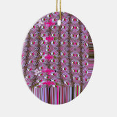 Abstrakte Musterkunst drucken, dicht und komplizie Keramikornament (Rechts)