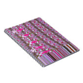 Abstrakte Musterkunst drucken, dicht und komplizie Notizblock (Rechte Seite)