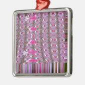 Abstrakte Musterkunst drucken, dicht und komplizie Ornament Aus Metall (Links)