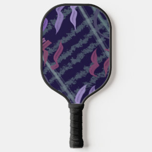 Abstrakte Musterkunst von Wasserfarbenpinselstrich Pickleball Schläger