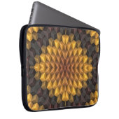 Abstrakte Mustermanipulation abstrakt, kunstvoll, Laptopschutzhülle (Vorne Rechts)