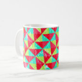 Abstrakte Musterwandtextur Hintergrundabstract, Kaffeetasse (Vorderseite Links)