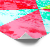 Abstrakte Musterwandtextur Hintergrundabstract, Poster (Ecke)
