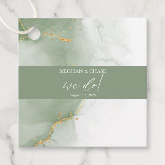 Abstrakte Mutation Geschenkanhänger (Vorderseite)