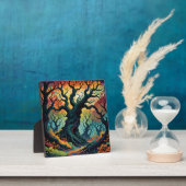 Abstrakte mystische Bäume Fotoplatte (InSitu)