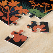 Abstrakte mystische Bäume Puzzle (Seite)