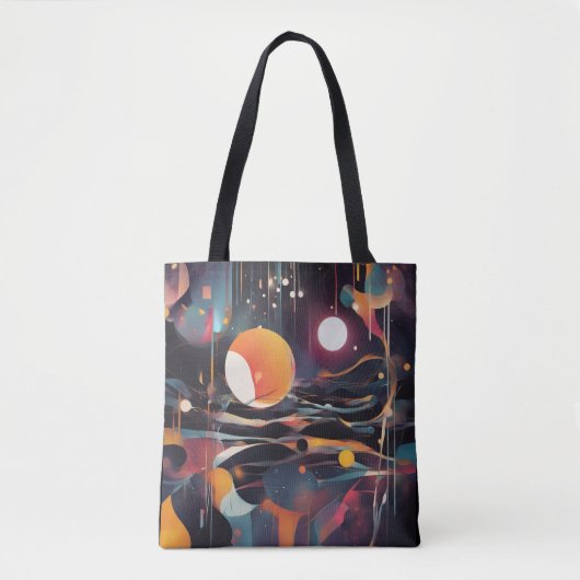 Abstrakte Nacht Tasche (Vorderseite)