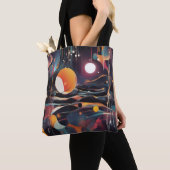 Abstrakte Nacht Tasche (Von Nahem)