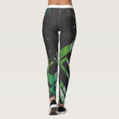 Abstrakte nächtliche Leggings (Rückseite)