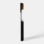 Abstrakte Nachtlichter Schwarz iPhone Hülle (Linke Seite)