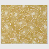 Abstrakte nahtlose Blumenmuster. Blume Geschenkpapier (Flach)