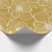 Abstrakte nahtlose Blumenmuster. Blume Geschenkpapier (Ecke)