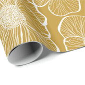 Abstrakte nahtlose Blumenmuster. Blume Geschenkpapier (Rolleneckpunkt)