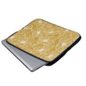 Abstrakte nahtlose Blumenmuster. Blume Laptopschutzhülle (Vorne Knopf)