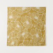 Abstrakte nahtlose Blumenmuster. Blume Wandteppich (Vorderseite (Horizontal))