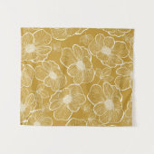 Abstrakte nahtlose Blumenmuster. Blume Wandteppich (Vorderseite (Horizontal))