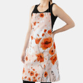 Abstrakte, nahtlose Blumenmuster mit Pinsel  Schürze (InSitu)