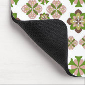 Abstrakte nahtlose Blumenmuster Mousepad (Ecke)