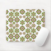 Abstrakte nahtlose Blumenmuster Mousepad (Mit Mouse)