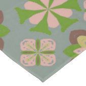 Abstrakte nahtlose Blumenmuster Tischdecke (Schrägansicht)