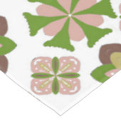 Abstrakte nahtlose Blumenmuster Tischdecke (Schrägansicht)
