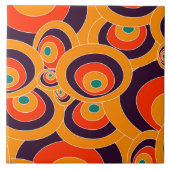 Abstrakte Nahtlose Farbovale Keramik Tile Modern Fliese (Vorderseite)