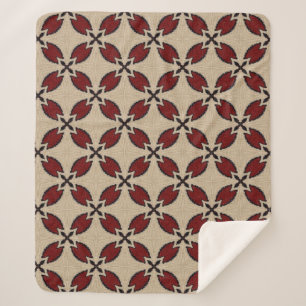 Abstrakte, nahtlose geometrische Fliesenmuster, Sherpadecke