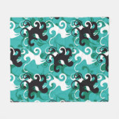 Abstrakte nahtlose Muster qualitativ Vintage illi Fleecedecke (Vorderseite (Horizontal))