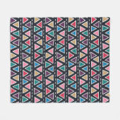 Abstrakte nahtlose, von der Hand gezeichnete Stamm Fleecedecke (Vorderseite (Horizontal))