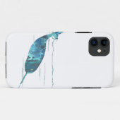 Abstrakte narwhal Silhouette Case-Mate iPhone Hülle (Rückseite (Horizontal))