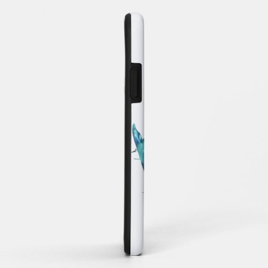 Abstrakte narwhal Silhouette Case-Mate iPhone Hülle (Hinten/Rechts)