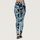 Abstrakte Nassfarbe Leggings (Rückseite)