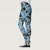 Abstrakte Nassfarbe Leggings (Links)