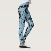 Abstrakte Nassfarbe Leggings (Rechts)