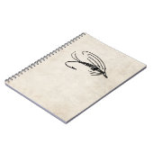 Abstrakte Nassfliege Notizblock (Linke Seite)