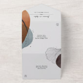 Abstrakte Natur All In One Einladung (Außenbereich)