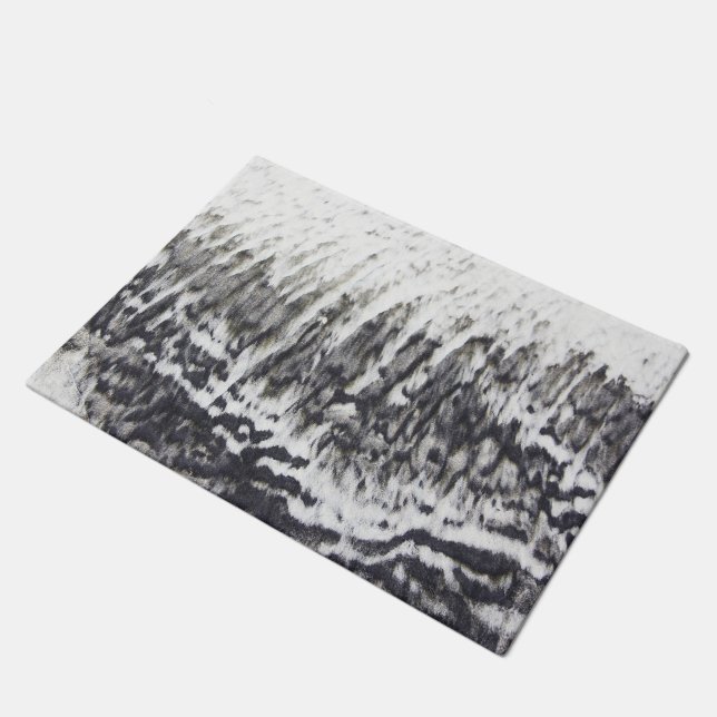 Abstrakte Natur - Beach Blur 2 Fußmatte (Schrägansicht)