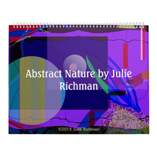 Abstrakte Natur durch Julie Richman Kalender (Titelbild)
