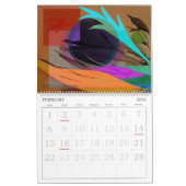 Abstrakte Natur durch Julie Richman Kalender (Feb 2026)