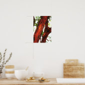 Abstrakte Natur - Fleckige Rinde 1 Poster (Küche)