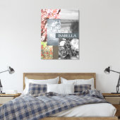Abstrakte Natur in Collage Individuelle Name und T Leinwanddruck (Insitu (Schlafzimmer))