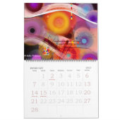 Abstrakte Natur Kalender (Feb 2027)